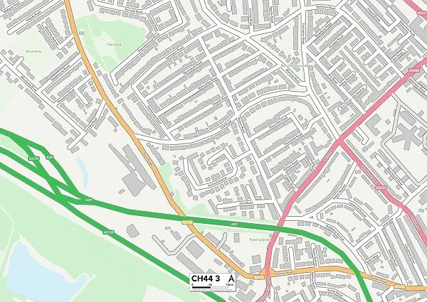 Wirral CH44 3 Map