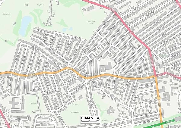 Wirral CH44 9 Map