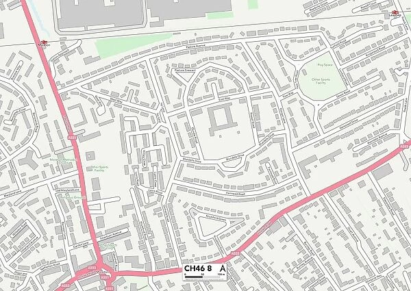 Wirral CH46 8 Map