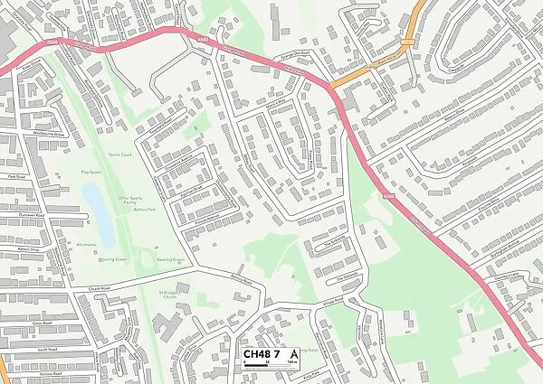 Wirral CH48 7 Map