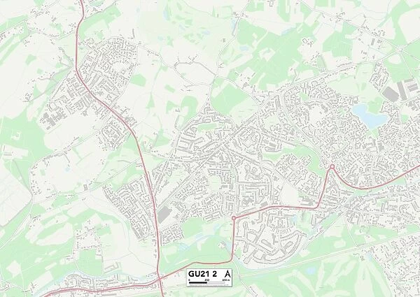 Woking GU21 2 Map