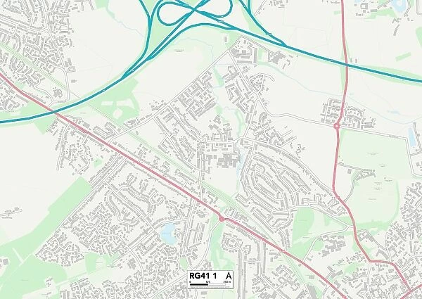 Wokingham RG41 1 Map