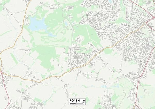 Wokingham RG41 4 Map