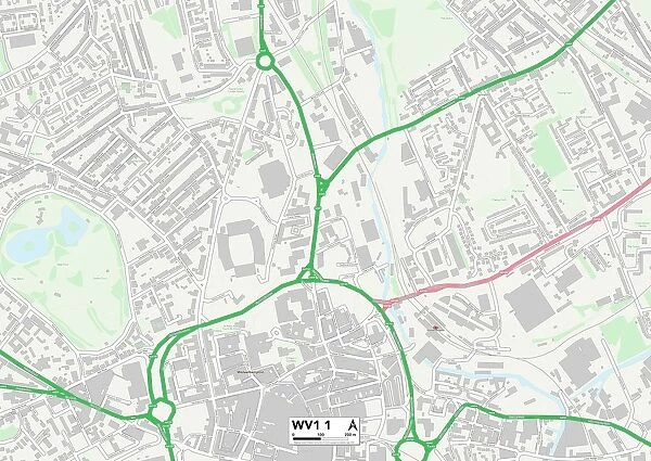 Wolverhampton WV1 1 Map
