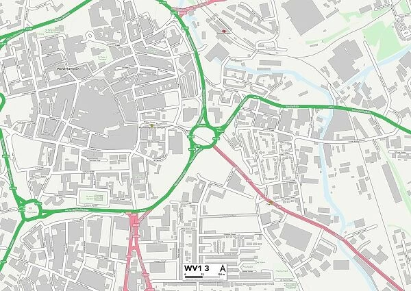 Wolverhampton WV1 3 Map