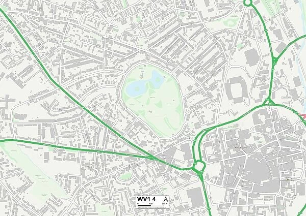 Wolverhampton WV1 4 Map