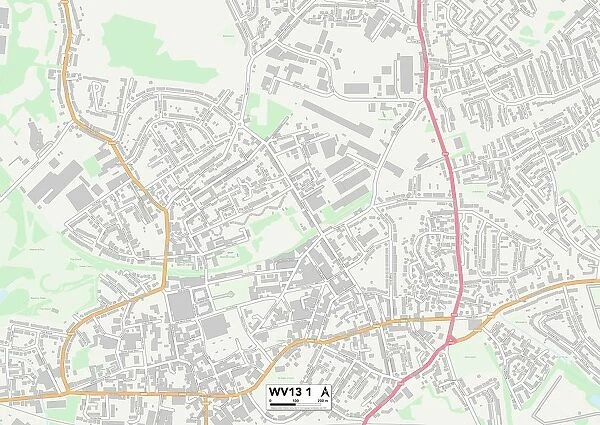 Wolverhampton WV13 1 Map