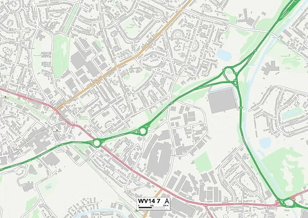 Wolverhampton WV14 7 Map