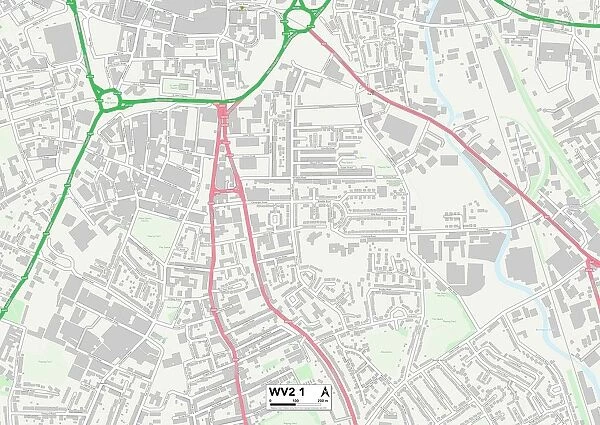 Wolverhampton WV2 1 Map