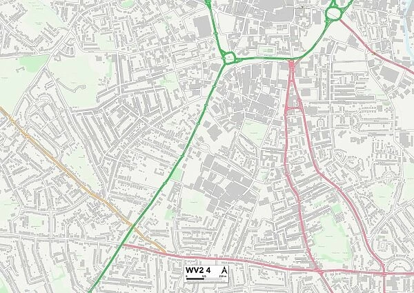 Wolverhampton WV2 4 Map