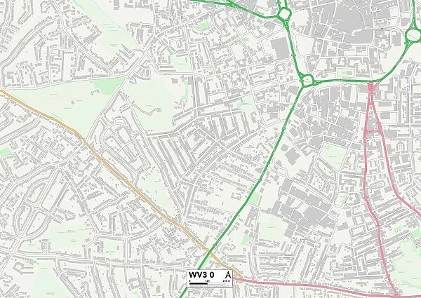 Wolverhampton WV3 0 Map