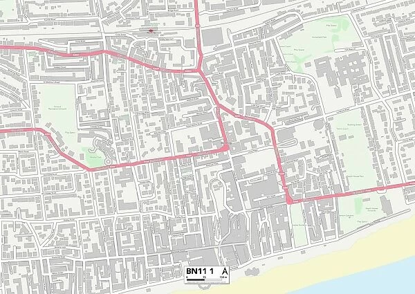 Worthing BN11 1 Map