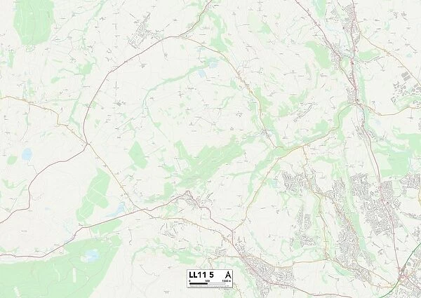 Wrexham LL11 5 Map