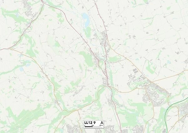 Wrexham LL12 9 Map