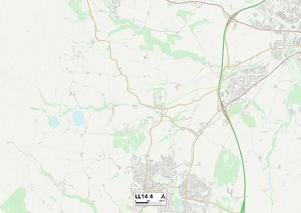 Wrexham LL14 4 Map