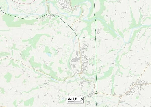 Wrexham LL14 5 Map
