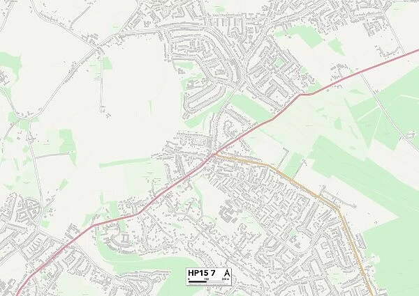 Wycombe HP15 7 Map