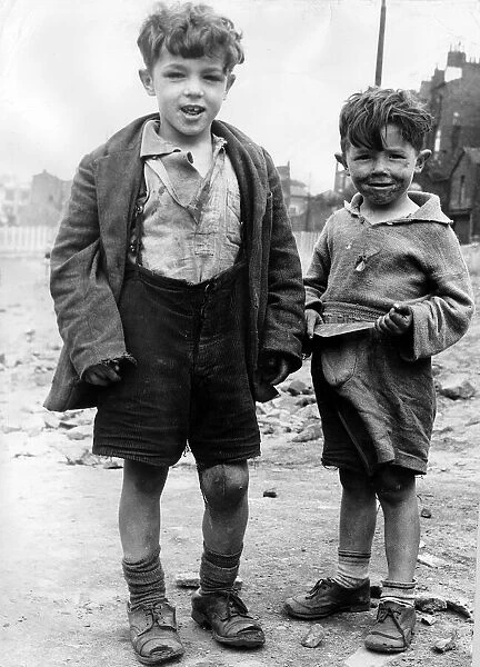 Children Playing July 1954 Adventure playground Liverpool