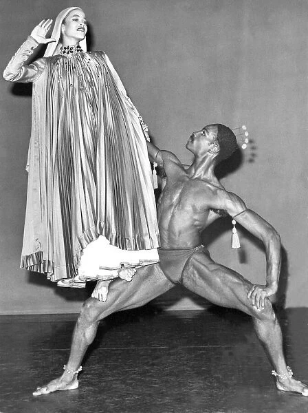 Roman Brook and Karen Wright, members of The Dancers of Harlem troupe