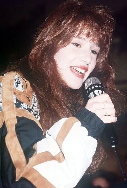 Tiffany pop singer at the Trocadero in London, 21st January 1988