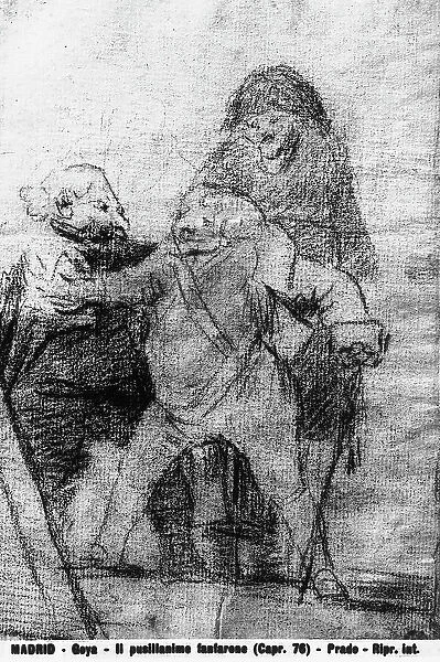 'You understand?...well, as I say...eh! Look out! otherwise...' drawing by Goya, in the Prado Museum, Madrid
