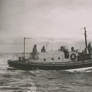 Watson Motor ON 932 Howard Marryat. Before conversion. Fishguard. Calm sea left to right