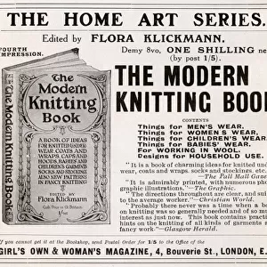 Advert for The Modern Knitting Book