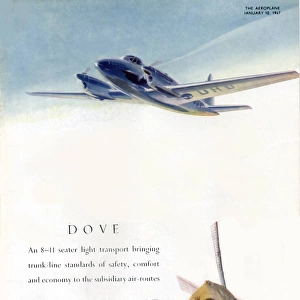 Adverts-De Havilland Dove