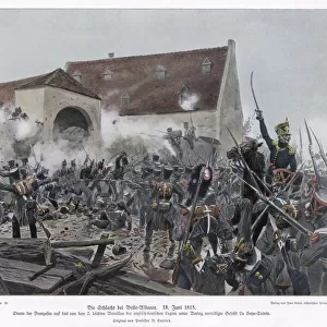 Battle of Waterloo, fighting at La Haye-Sainte, 1815