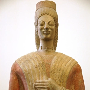 Berlin Goddess. 580-560 BC. From Keratea