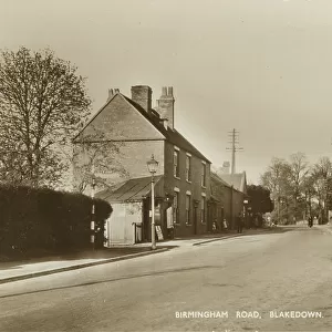 Birmingham Road, Blakedown, Kidderminster, Worcestershire, England. Date: 1957