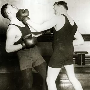 Boxers in action - Bill Brennan and Jack O Brien