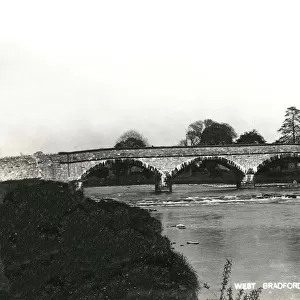 The Bridge, West Bradford, near Clitheroe, Lancashire, England. Date: 1910s