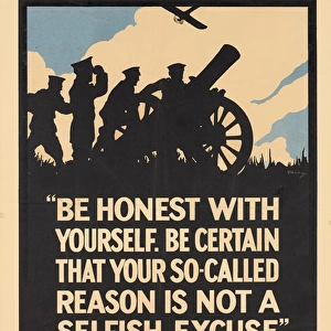 British Military Recruitment Poster, WW1