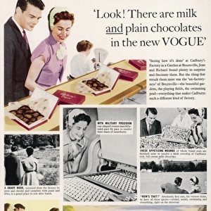 Cadburys advertisement, 1954