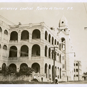 College and church, Puerta de Tierra, San Juan, Puerto Rico