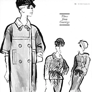 Courreges fashion, 1961