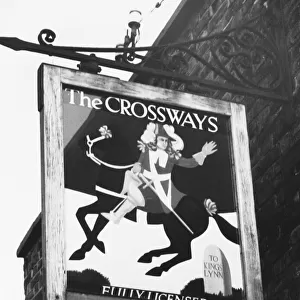 THE CROSSWAYS PUB SIGN