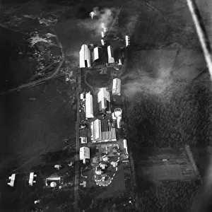 Early Aerial-View of Hangars at the Royal Aircraft Facto?