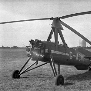An early helicopter, the Autogiro G-ACIN