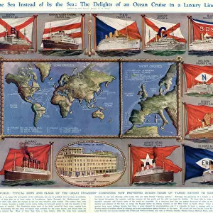 Flags and Ships of the Great Steamship Companies, 1932