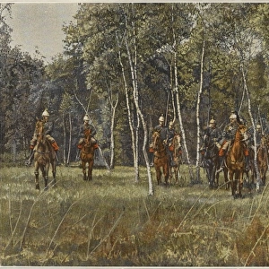 French Cavalry in Wood