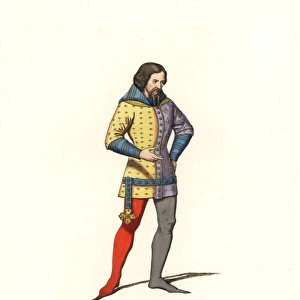 French noble man, 14th century