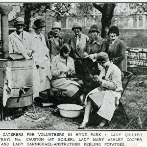 General Strike 1926: Society women volunteers