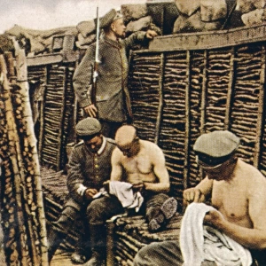 Housework in Trenches