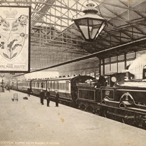LNWR - Royal Mail Train at Rugby Station