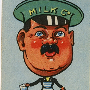 Old Maid card - Milkman