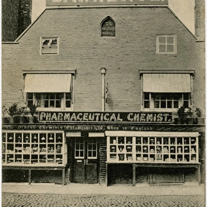 The Oldest Pharmacy in England in Knaresborough, Yorkshire