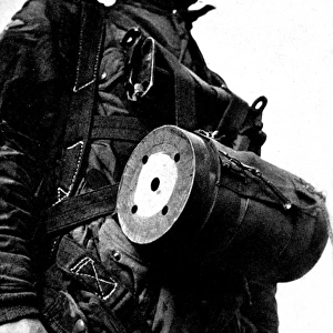 Pigeon Container on a British Paratrooper, Second World War