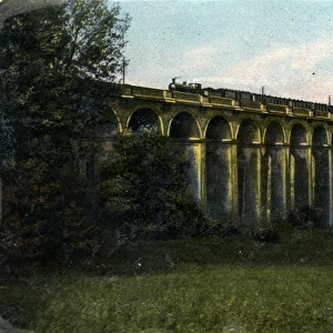The Railway Viaduct and Train, Balcombe, Sussex